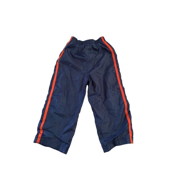 Athletic Works Kids Y2K Oversized Stripe Windbreaker Pants Blue Size 2T Retro - Picture 1 of 9
